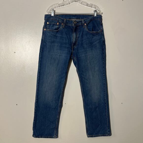Levi’s 559 Relaxed Straight Fit 5 Pocket Blue Denim Jeans Men’s Size 34x30 - Picture 1 of 7